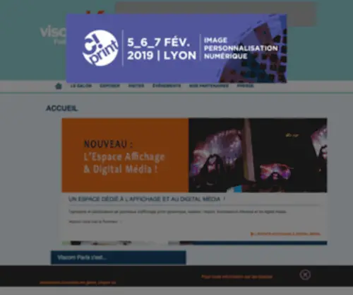 Viscom-Paris.com(Viscom ParisThe reference event for visual communication) Screenshot