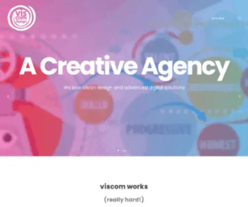 Viscomdesign.co.uk(The art of visual communication) Screenshot