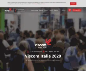 Viscomitalia.it(Benvenuti a Viscom Italia) Screenshot