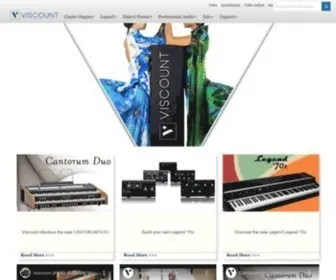 Viscountinstruments.com(Viscount International) Screenshot