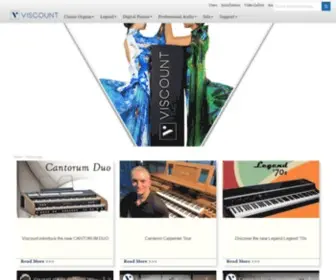 Viscountinstruments.us(Handmade in Italy) Screenshot