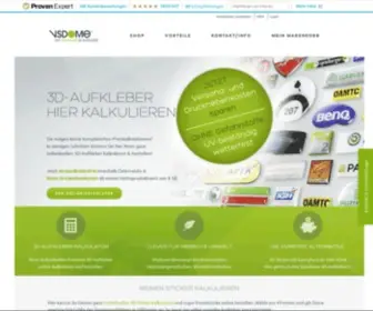Visdome-3D.com(Doming Aufkleber) Screenshot