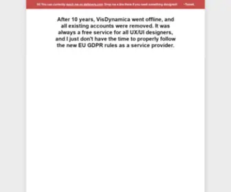 Visdynamica.com(Prototyping with Visio) Screenshot