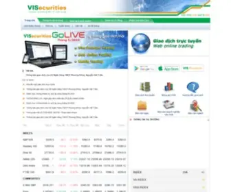 Vise.com.vn(Chứng khoán quốc tế visecurities) Screenshot