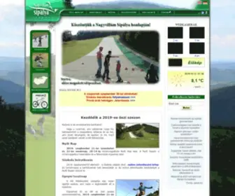 Visegradsipalya.hu(Nagyvillám Sípálya) Screenshot