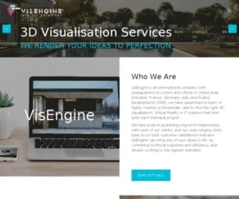 Visengine.com(3D Visualzation and Animation Services) Screenshot