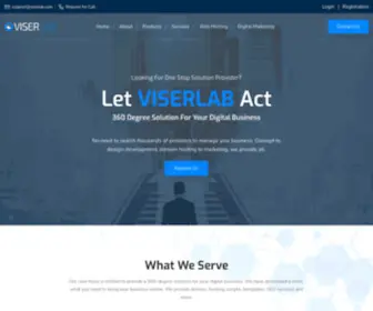 Viserlab.com(ViserLabDegree Solution For Your Digital Business) Screenshot