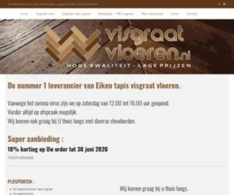 Visgraatvloeren.nl(Nr 1 leverancier van visgraat vloeren) Screenshot