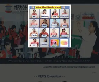 Vishalbhartipublicschool.in(Vishal Bharti Public School) Screenshot
