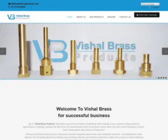 Vishalbrassproducts.com(Brass Manufacturer Jamnagar) Screenshot