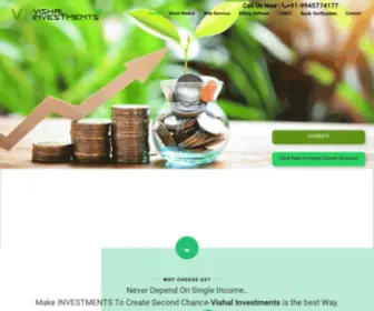 Vishalinvestments.com(VISHAL) Screenshot