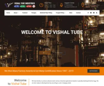Vishaltube.net(Duplex Flanges) Screenshot