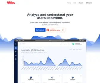 Vishlesan.com(Website Analytics) Screenshot