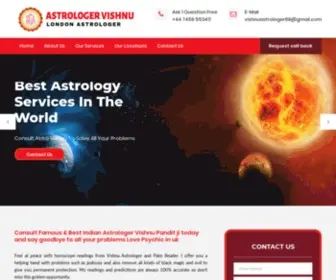 Vishnuastrologer.com(Best Astrologer in London) Screenshot