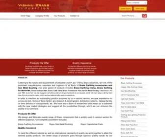 Vishnubrassind.com(VISHNU BRASS INDUSTRIES) Screenshot