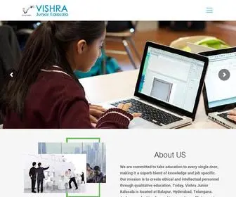 Vishrakalasala.com(Vishra Junior Kalasala) Screenshot