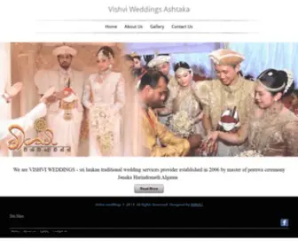 Vishviweddings.lk(Vishvi Weddings Ashtaka) Screenshot