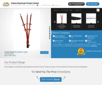 Vishwaelectricals.co.in(Vishwa Electricals Private Limited) Screenshot