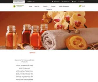 Vishwanathoils.com(Bulk Essential Oil Manufacturers Wholesale Suppliers in India) Screenshot