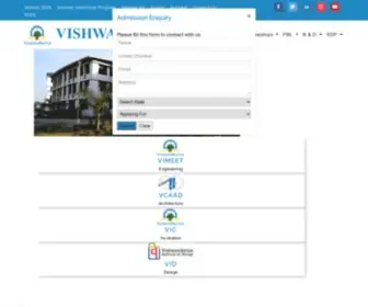 Vishwaniketan.edu.in(Vishwaniketan Trust) Screenshot