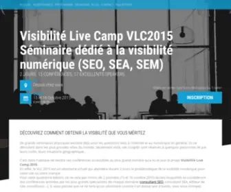 Visibilite-Camp.fr(Visibilité Live Camp vlc2015) Screenshot