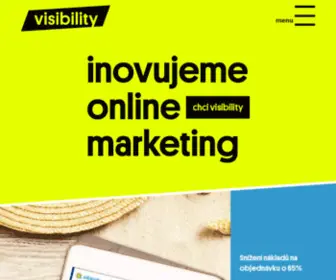 Visibility.cz(Inovujeme online marketing) Screenshot