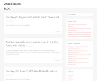 Visible-Radio.com(Archive of all of Les Visible's radio shows) Screenshot