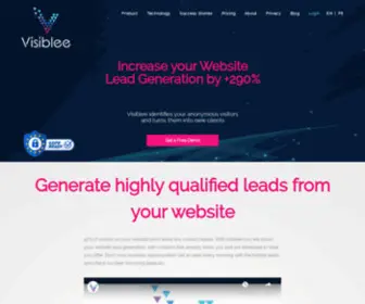 Visiblee.io(Génération de leads hyper qualifiés à partir de votre site web) Screenshot