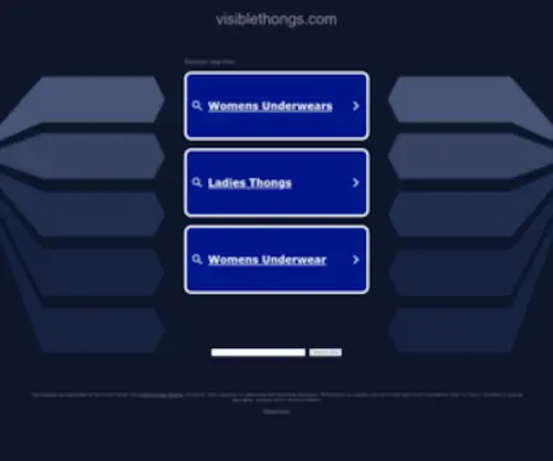 Visiblethongs.com(Visiblethongs) Screenshot