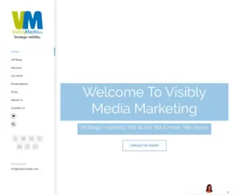 Visiblymedia.com(Visibly Media) Screenshot