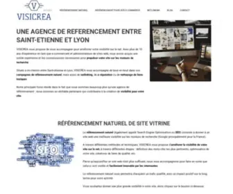 Visicrea.fr(Agence de référencement naturel) Screenshot