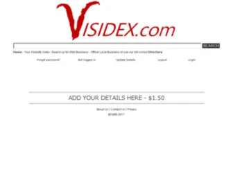 Visidex.com(Visidex) Screenshot