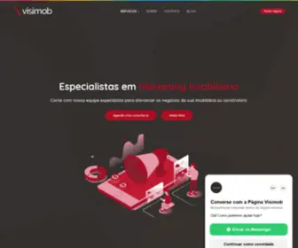 Visimob.com(Tecnologia e Marketing para Mercado Imobiliário) Screenshot