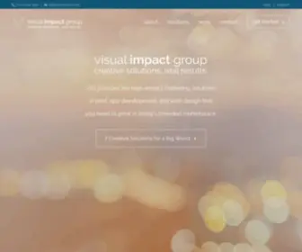 Visimpact.com(Web Design In York) Screenshot