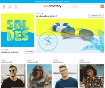 Visiofactory.fr(Lunettes) Screenshot