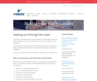 Vision-Consulting.co.nz(Business advisors) Screenshot