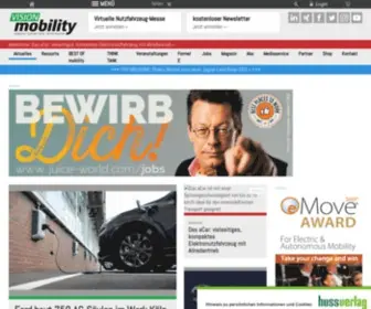 Vision-Mobility.de(Aktuelles (Startseite)) Screenshot