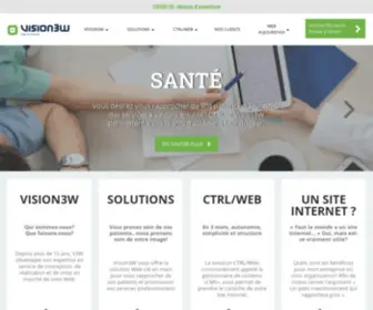 Vision3W.com(Agence web de Québec pour vos projets de sites Internet) Screenshot