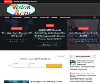 Visionactu.com(Vision Actu) Screenshot