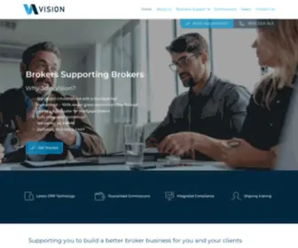 Visionaggregation.com.au(Leading Aggregator for mortgage brokers) Screenshot