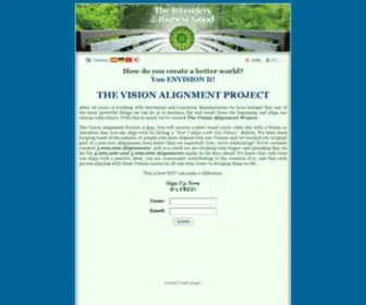Visionalignmentproject.com(Make a Difference) Screenshot