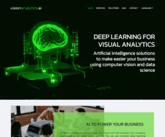 Visionanalytics.ai(Artificial Intelligence Solutions) Screenshot