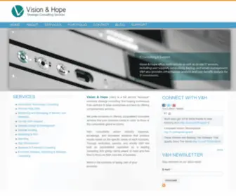 Visionandhope.com(Vision & Hope Strategic Consulting Services) Screenshot