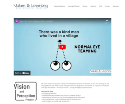 Visionandlearning.com.sg(Visual Skills for Learning Singapore) Screenshot