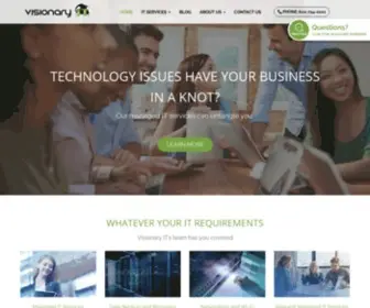 Visionaryaz.com(Managed IT Services Phoenix) Screenshot