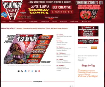 Visionarycomics.com(Visionary Creative Services) Screenshot