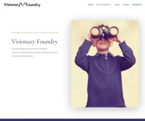 Visionaryfoundry.com(Visionary Foundry) Screenshot