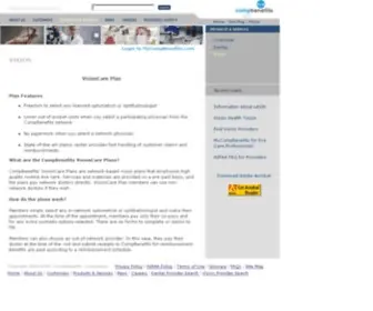 Visioncare.com(VisionCare, Inc) Screenshot