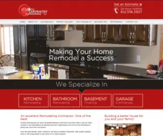 Visioncarpentry.com(Vision Carpentry and Remodeling) Screenshot