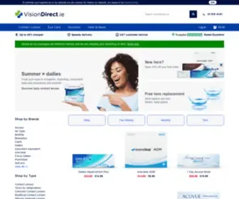Visiondirect.ie(Contact Lenses) Screenshot